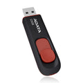 ADATA C008 Retractable USB 2.0 32GB Black/RedFlash Drive