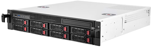 SilverStone RM21-308 mATX 2U 8 Bay Rackmount Case