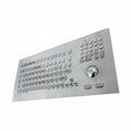 Inputel KB021 Stainless Steel Keyboard + Trackball IP65 - PS2
