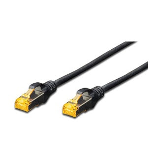 Digitus S-FTP CAT6A Patch Lead - 0.25M Black