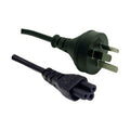 3 Pin Power Lead (M) to C5 Clover (M) 1m Power Cable - Bulk