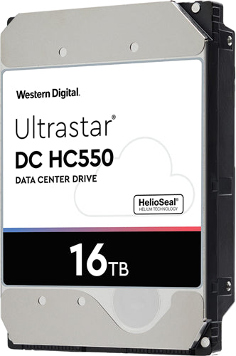 WD Ultrastar DC HC550 SATA 3.5" 7200RPM 512MB 16TB NAS HDD
