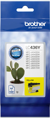 Brother LC436Y Yellow Ink Cartridge