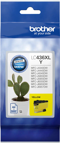 Brother LC436XLY Yellow Ink Cartridge