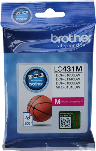 Brother LC431M Magenta Ink Cartridge