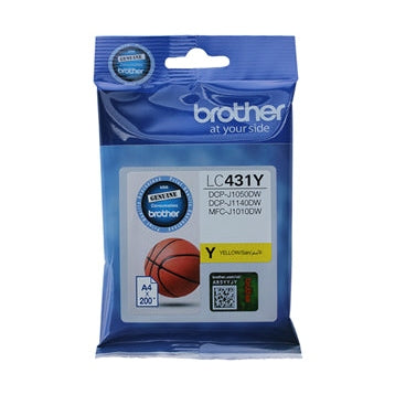 Brother LC431Y Yellow Ink Cartridge