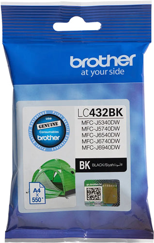 Brother LC432BK  Black Ink Cartridge