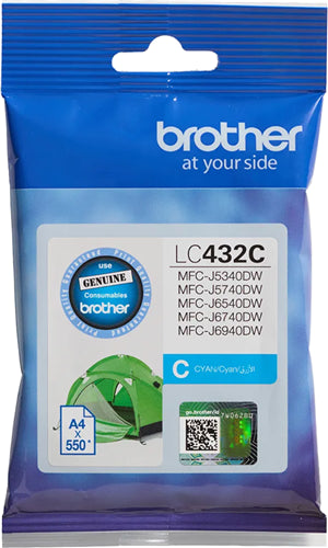 Brother LC432C Cyan Ink Cartridge