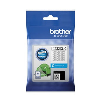 Brother LC432XLC Cyan High Yield Ink Cartridge