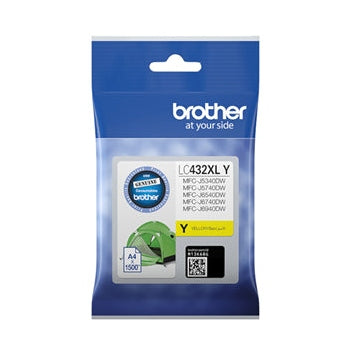 Brother LC432XLY Yellow High Yield Ink Cartridge