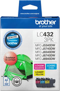 Brother LC4323PKS 3-Pack Ink Cartridge (C/M/Y)