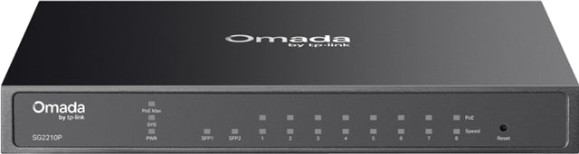 TP-Link SG2210P Omada 8 Port Gigabit with PoE+ Smart Switch