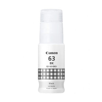 Canon GI63BK Black MegaTank Ink Bottle