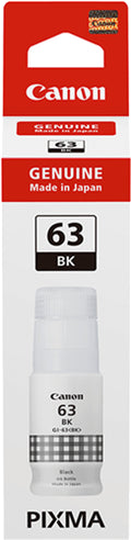 Canon GI63BK Black MegaTank Ink Bottle