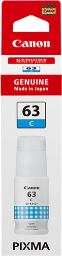 Canon GI63C Cyan MegaTank Ink Bottle
