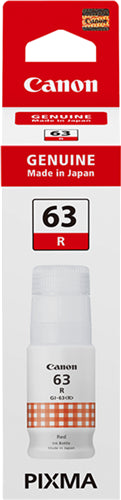Canon GI63R Red MegaTank Ink Bottle