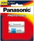 Panasonic Photo Lithium 6V Camera Battery 2CR5 1 Pack