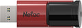 Netac U182 USB3 Flash Drive 128GB UFD Retractable Red/Black
