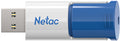 Netac U182 USB3 Flash Drive 64GB UFD Retractable Blue/White
