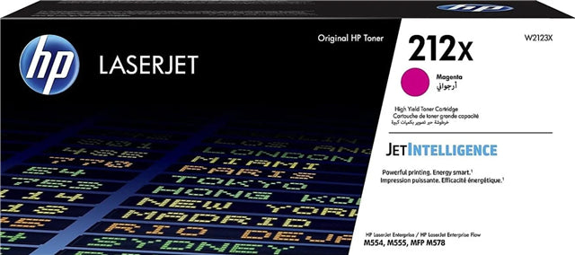 HP 212X High Yield Magenta Original LaserJet Toner Cartridge