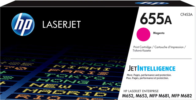 HP 655A Magenta Original LaserJet Toner Cartridge