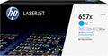 HP 657X High Yield Cyan Original LaserJet Toner Cartridge