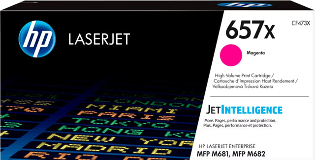 HP 657X High Yield Magenta Original LaserJet Toner Cartridge