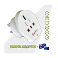Sansai Inbound Travel Adapter - US/UK/EU to AU/NZ Plug