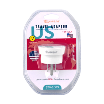 Sansai OutboundTravel Adapter - NZ/AU to US Plug