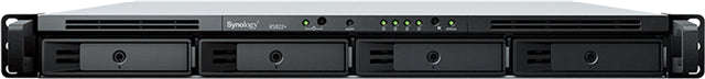 Synology RS822RP+ 4 Bay Quad-Core 2GB RAM 1U Rack Mount NAS