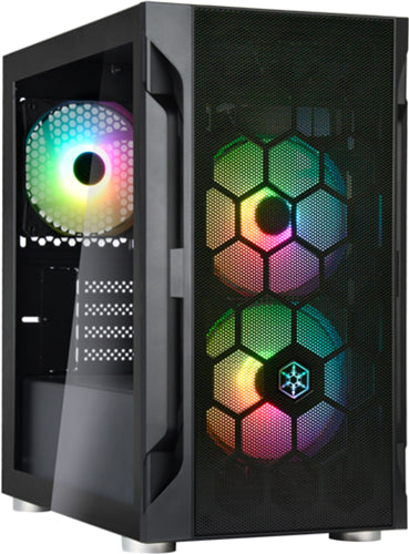 SilverStone Fara H1M mATX Case - Glass Window + ARGB fans