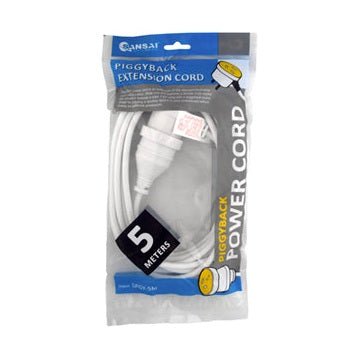 Sansai Piggy Back Extension Cord 5M