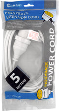 Sansai Piggy Back Extension Cord 5M