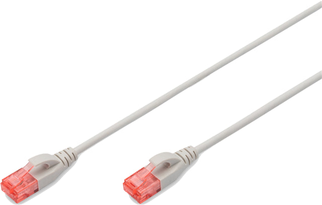 Digitus UTP Slim CAT6 Patch Lead - 0.25M Grey