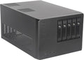 SilverStone CS351 mATX Black Storage Desktop with 5 Hotswap Bays