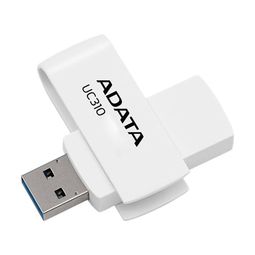 ADATA UC310 Swivel USB3.2 64GB White Flash Drive