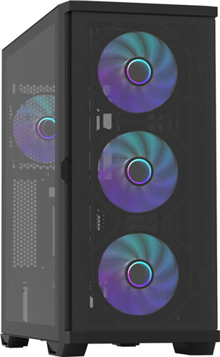Zalman Z10 Duo ATX Mid Tower Case 4x120mm ARGB Black