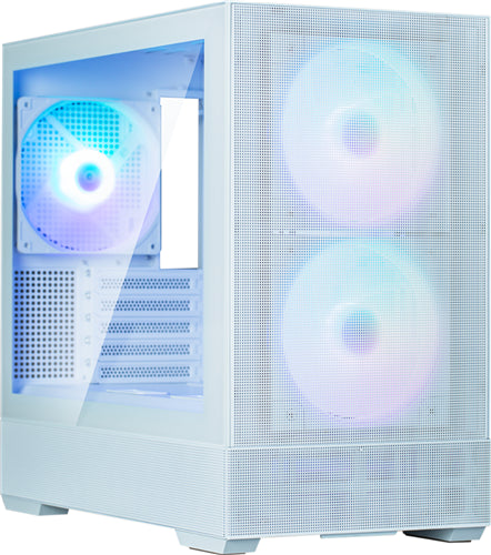 Zalman P30 AIR mATX Mini Tower Case 3x120mm ARGB White