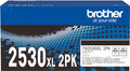 Brother TN2530XL2PK Black High Yield Toner 2 Pack
