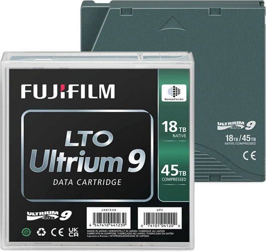 Fujifilm LTO Ultrium 9 18/45TB Tape Cartridge (Barium Ferrite)