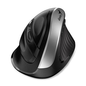 Genius Ergo 8250S Silent Vertical Mouse Silver Grey + Black