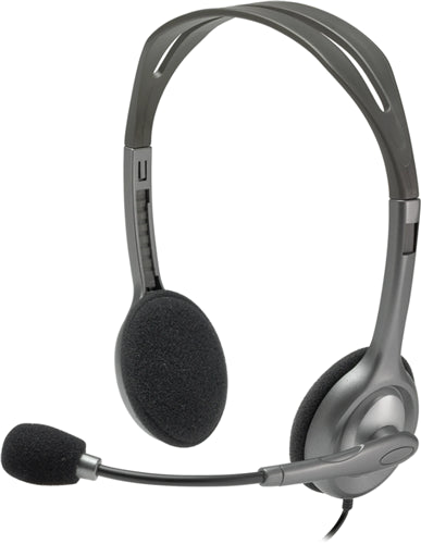 Logitech H110 Stereo Headset with Noise-Cancelling Microphone
