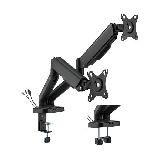 BRATECK Elegant Dual 17"-32" Counter Balance Monitor Desk Mount