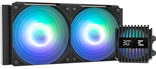 Zalman Alpha2 24 ARGB Black Liquid Cooler - Dual 120mm Fan 5yr w