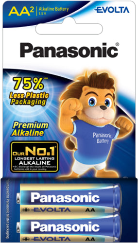 Panasonic Evolta AA Alkaline Battery 2 Pack