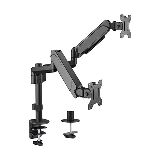 BRATECK Elegant Dual 17"-32" Counter Balance Monitor Pole Mount