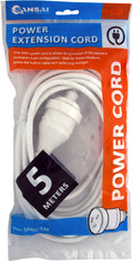 Sansai Power Extension Lead - 5 Meter
