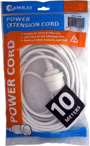 Sansai Power Extension Lead - 10 Meter