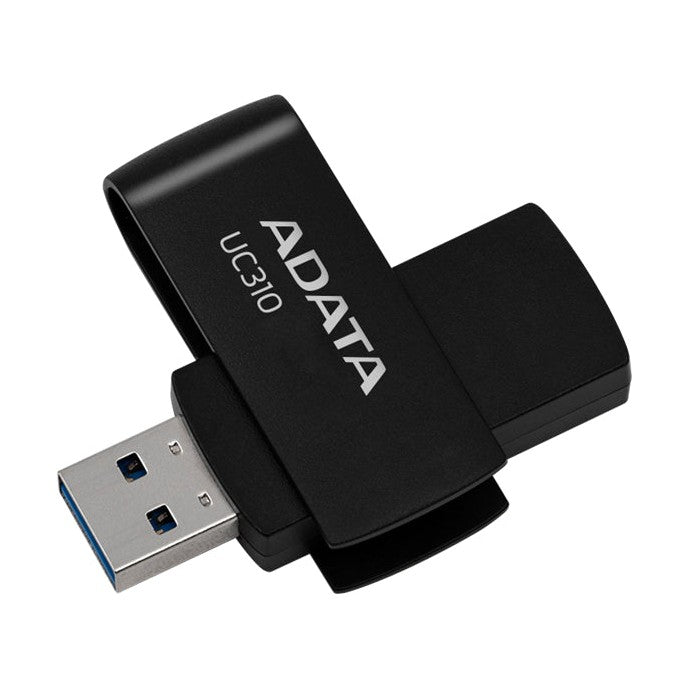 ADATA UC310 Swivel USB3.2 128GB Black Flash Drive