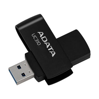 ADATA UC310 Swivel USB3.2 256GB Black Flash Drive